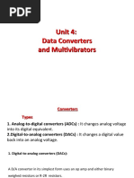 Unit 4converters and Multivibrators