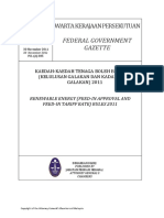 Warta Kerajaan Persekutuan: Federal Government Gazette