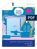 Take Home Pack Gr. 4 Life Skills PSW Term 4