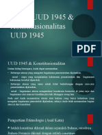 Bab 4. UUD 1945 & Konstitusionalitas UUD 1945