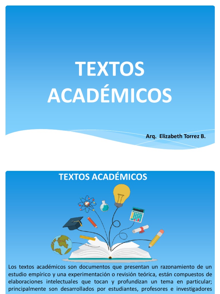 Estructura y características de textos académicos | PDF | Teoría ...