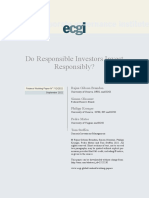 Do Responsible Investors Invest Responsibly?: Rajna Gibson Brandon Simon Glossner Philipp Krueger Pedro Matos Tom Steffen