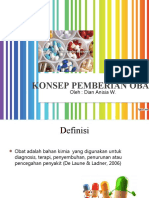 Konsep Pemberian Obat: Oleh: Dian Anisia W