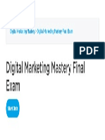 18-Digital Marketing Mastery Final Exam