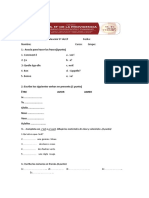 Examen de Frances 2 5ºEP