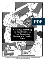 Cleaning, Sanitizing and Pest Control in Food Processing, Storage Amd Service Areas