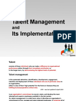 Talent Management Its Implementation