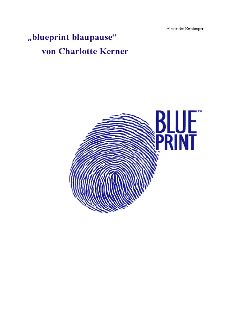 Blueprint Blaupause | PDF