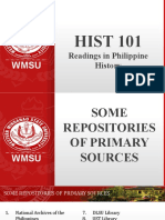 Hist 101 - Chapter 1 (Repositories)
