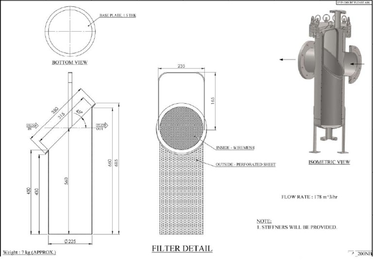200NB Strainer Element PDF