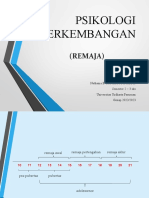 Psikologi Perkembangan: (Remaja)