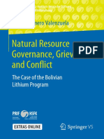 Natural Resource Governance, Grievances and Conflict: Janine Romero Valenzuela