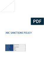 ABC SANCTIONS POLICY SCREENING