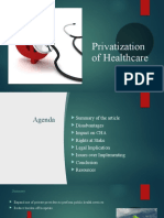 Privatization of Healthcare Law