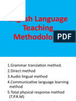 English Language Teaching Methodology