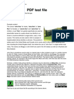 PDF Dokument mit Beispieltext