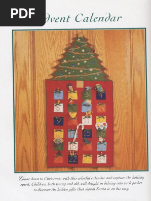 advent calendar sewing