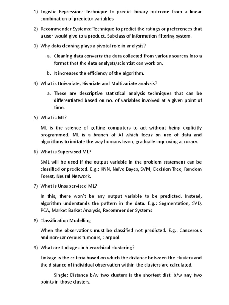 Int Qns | PDF | Machine Learning | Receiver Operating Characteristic