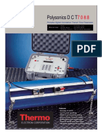 Polysonics DCT7088 Flow Meter Ultrasonic