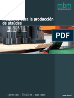 Máquinas para la producción de ataúdes