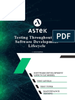 Testing Throughout The Software Development Lifecycle: C2 - Restricted Diffuson