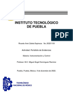 Instituto Tecnológico de Puebla: Ricardo Amir Zaleta Espinoza No. 20221100