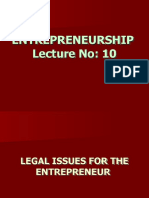Legal Issues for Entrepreneurs