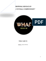 Proposal Kegiatan " What Futsal Competition"