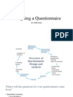 Lecture 6 - Designing A Questionnaire v2