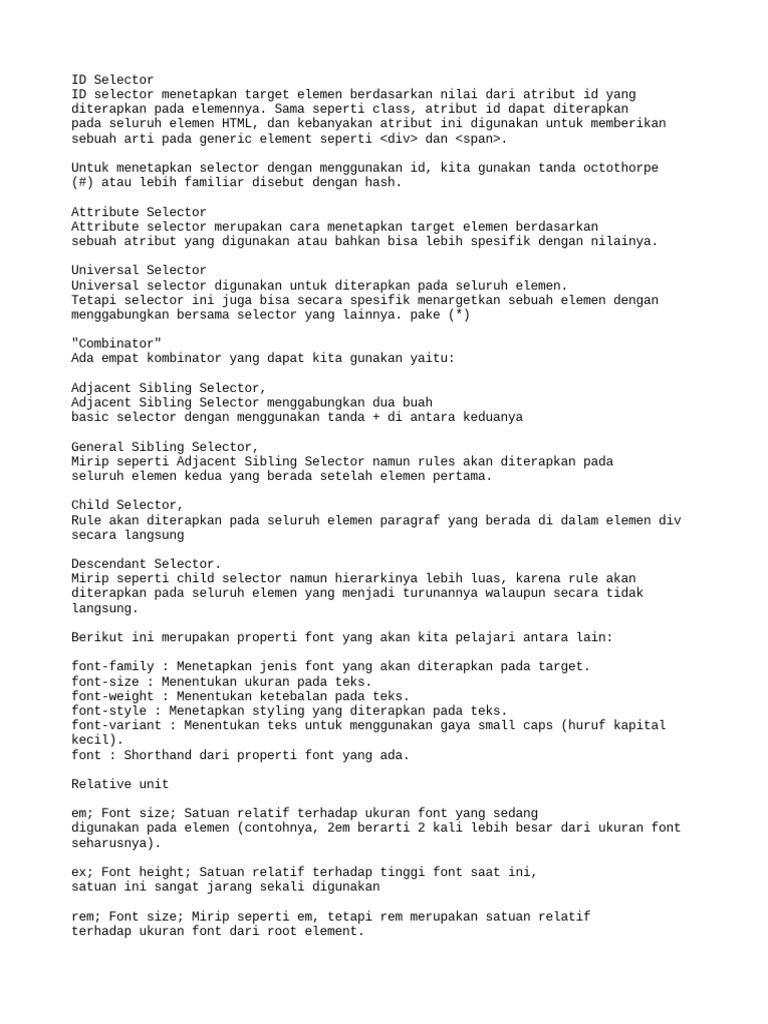 Kelas Dicoding CSS | PDF