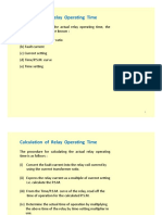 Calculation of Relay Operating Time