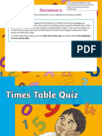 T N 950 Times Table Quiz Powerpoint - Ver - 2