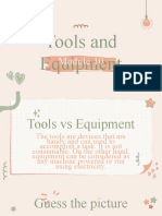 Tools and Equipment