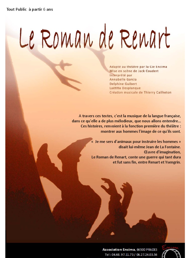 Le Roman de Renart PDF Théâtre Comédie