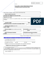 Sortie Scolaire À Caractère Pédagogique Autorisation de Participation