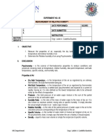 Exp No.05 Measurement of Relative Humidity