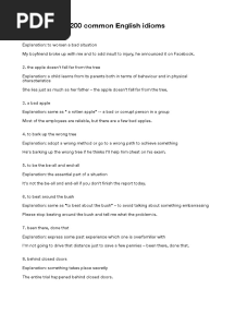 200 Common English Idioms