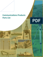 Communications Products List Complete