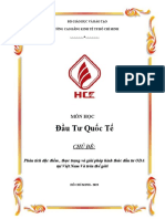 Đầu Tư Quốc Tế: Môn Học