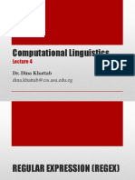 Computational Linguistics: Dr. Dina Khattab