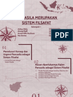 Pancasila Merupakan Sistem Filsafat