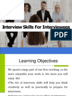 Interview Skills For Interviewees