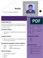 Karthick - Raja S Resume