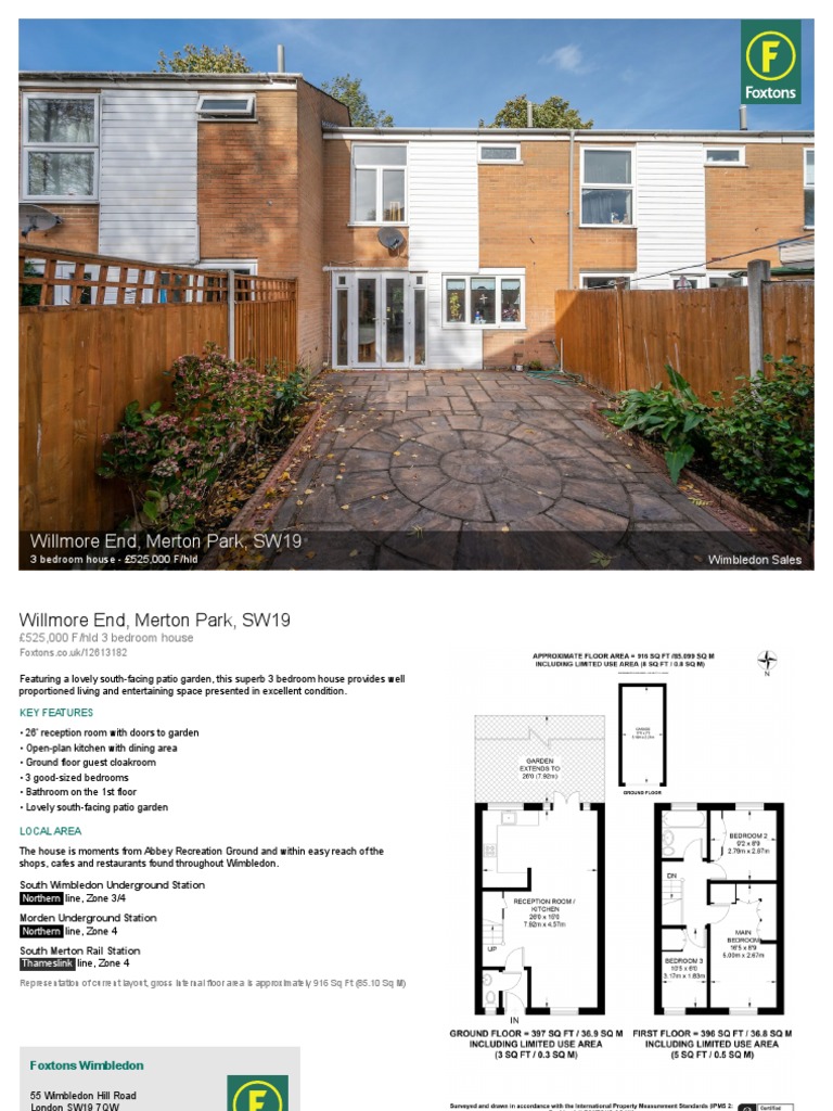 Willmore End, London, SW19 PDF