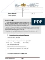 Exam Normalisé - Janvier 2022 Francais