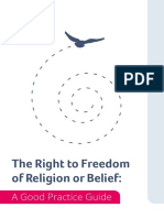 The Right To Freedom of Religion or Belief:: A Good Practice Guide