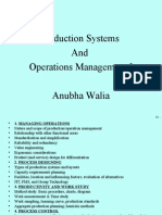 Production Systems And Operations Management