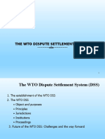 The Wto Dispute Settlement System
