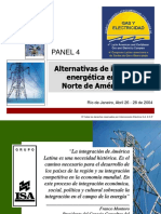 Panel 4: Alternativas de Integración Energética en La Región Norte de América Del Sur