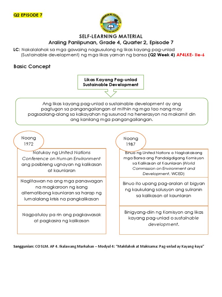 Araling Panlipunan Grade 4 Quarter 2 Episode 7 | PDF